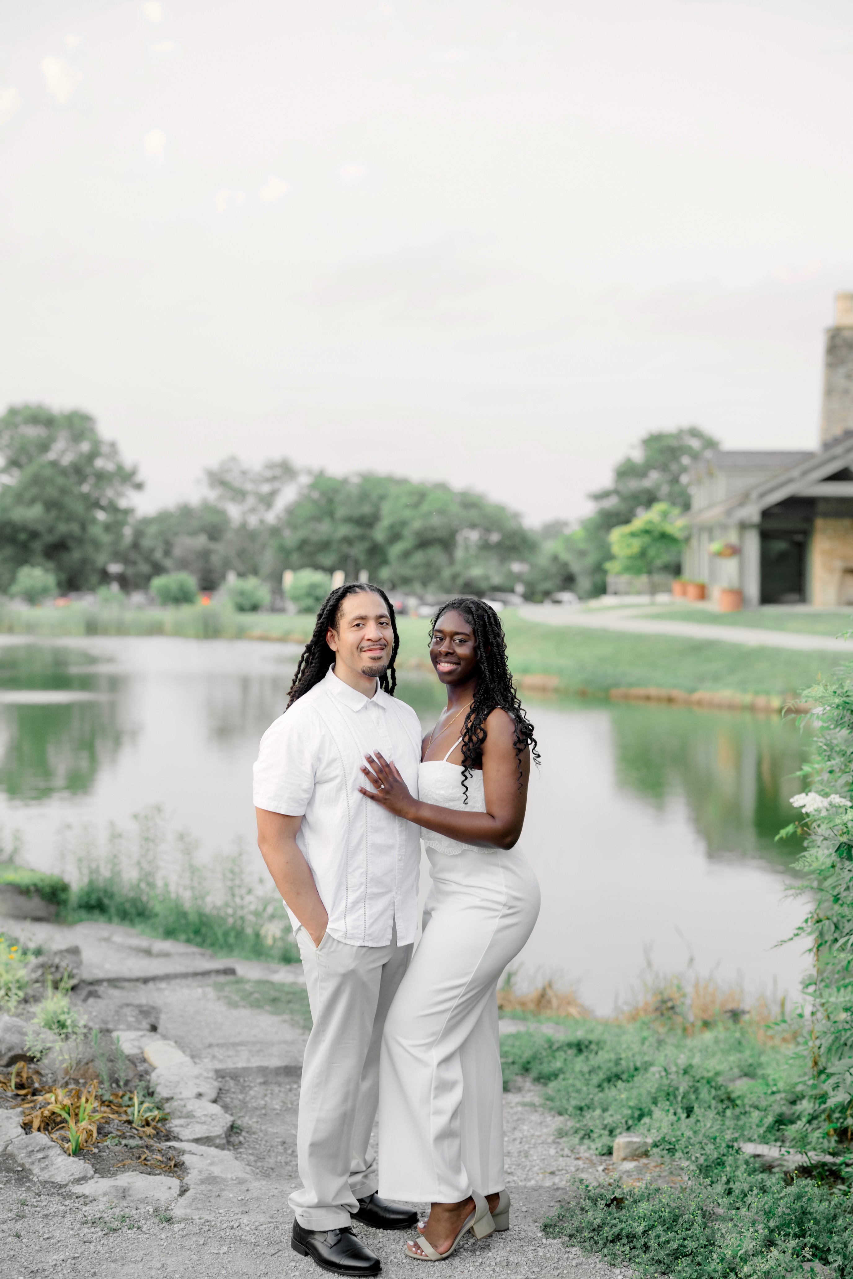 Jamiah and Ruben — candid moment